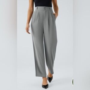 HALARA Gray High-Waisted Trousers